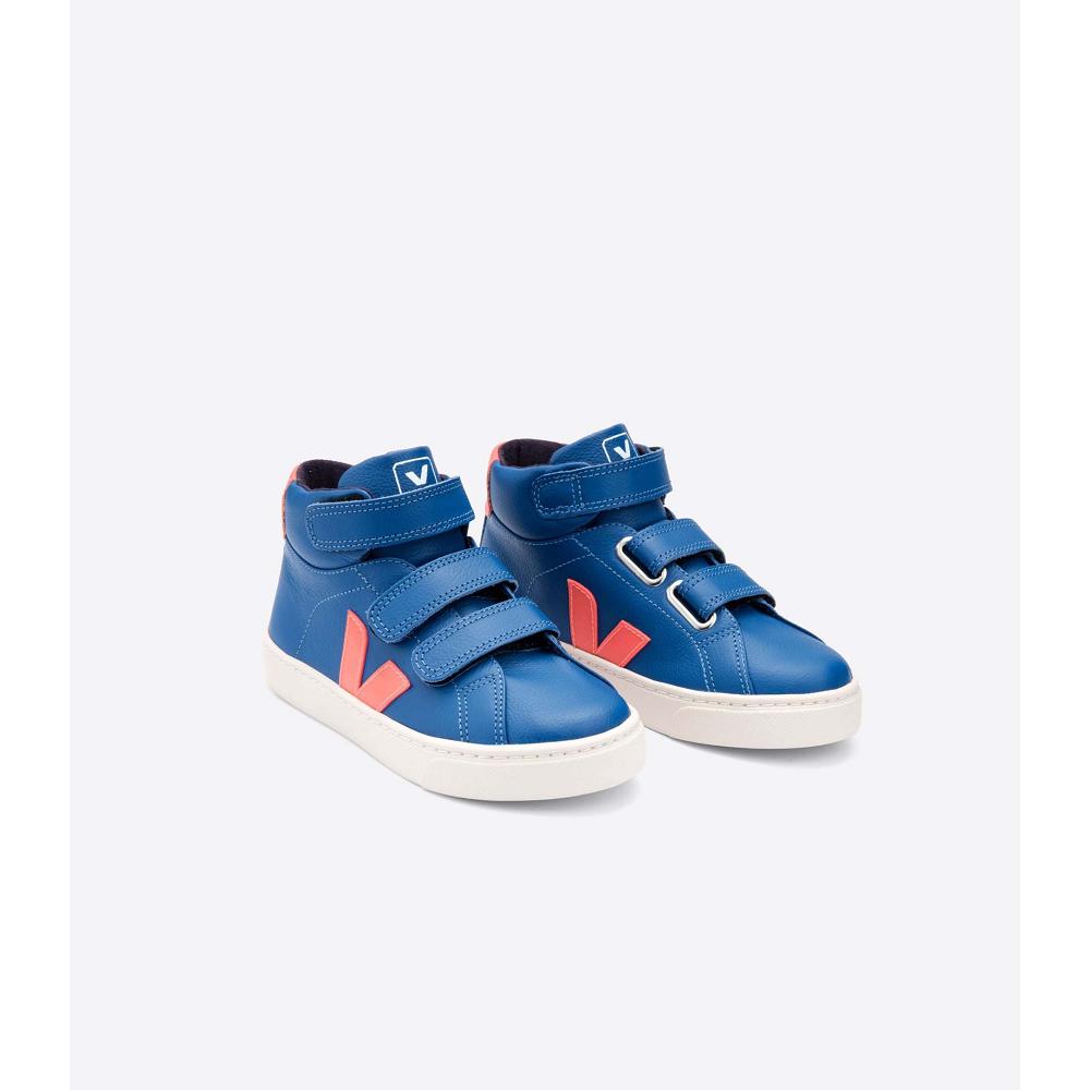 Veja ESPLAR MID CHROMEFREE Kids' High Tops Blue | CA 680OKI